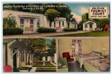 c1940's Palmyra Tourist Court Multiview Hershey Pennsylvania PA Vintage Postcard picture