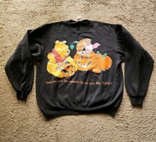 Winnie The Pooh & Piglet Disney Vintage Halloween Sweater picture