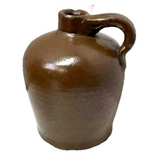 Red Wing Pottery Whiskey Jug Minnesota Stoneware Primitive Salt Brown Glaze picture