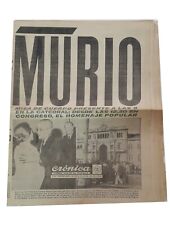 Vintage 1974 Argentina Crónica Newspaper Juan Domingo Perón Death Historic Issue picture