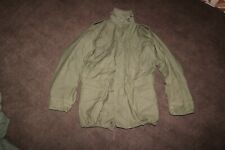 Excellent + clean USGI OD M1965 M65 field jacket coat 1970s sz Small Long S picture