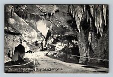 Luray VA-Virginia, Approach To Ball Room, Caverns Of Luray Vintage Postcard picture