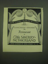 1946 The Sherry-Netherland Hotel Ad - Fine Food Superb Setting picture