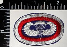 WWII 11th Airborne Division TWILL Jump Wing Oval PATCH picture
