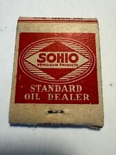 SOHIO - STANDARD OIL DEALER - Toledo, Ohio / Advertising Matchbook Unstruck picture