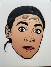 Alexandria Ocasio Cortez A.O.C. Funny Political Bumper Sticker Yay Communism picture