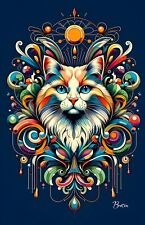 Large Cat Feline  Fine Art  Print 