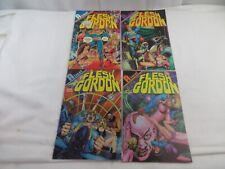 Flesh Gordon Aircel Comics 1992 Sci-Fi Movie Mann & Pallot Art Lot Of 4 picture