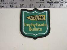 Vintage Nosler Trophy Grade Bullets Hunting Shooting Related Patch   BIS picture