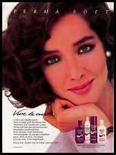 1987 Perma Soft Shampoo Vintage PRINT ADVERTISEMENT Haircare Conditioner Curly  picture