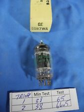 NOS STRONG GE Vacuum Electron Tube JAN 5687WA (TESTED W/ TV-7D/U) picture