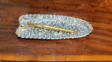 Fine 1900 Gorham Sterling Silver Floral Scrollwork Repoussé Pen Tray 2.17 ozt. picture