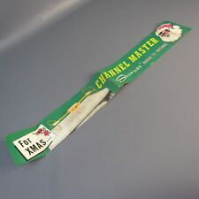 Vintage Channel Master Showman Antenna Advertising Banner Santa Claus Sign picture