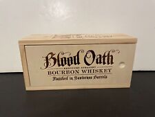 Blood Oath 2021 Bourbon Whiskey Pact No. 7 Collectors Wooden Box - No Bottle picture