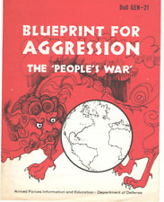 VTG 1966 DEPARTMENT OF DEFENSE BOOKLET BLUEPRINT FOR AGGRESSION-THE PEOPLE'S WAR picture