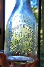 Quart milk bottle, Rhoads Dairy, Asheville, NC picture