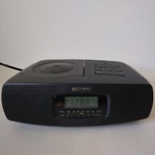 Sony ICF-CD820 CD Alarm Clock-AM/ FM-Corded-1998-CD Wake Up Alarm-Tested/Works  picture