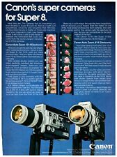 1960s Canon Auto Zoom Super 8 Movie Camera Speed Vintage Print Ad picture