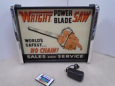 Wright Chain Saw Sales Service LED Display light sign box picture