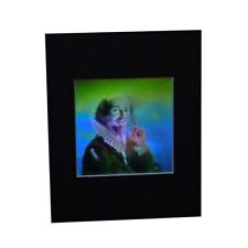 Shakespeare Matted Hologram Picture, 3D Embossed Type Animated Stereogram picture