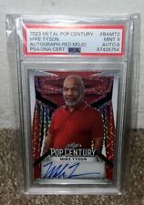 2023 Leaf Pop Century Mike Tyson RED MOJO 1/2 PSA 9  POP 1 picture