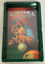 Camel Cigarettes - 1992 Camel Lights Green & White Ashtray - Collectible picture