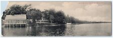 Buffalo Minnesota MN Postcard Oversized Lake Pulaski Hotel From The Lake c1910's picture