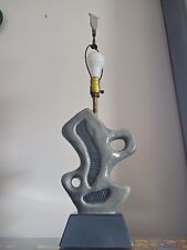 Rare Vintage 1950s/60s Biomorphic Lamp Mid Century Nuclear Era Style picture