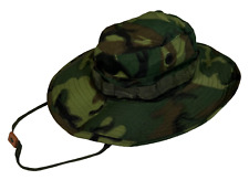 New Genuine US Military Vietnam ERDL Woodland Camo Boonie Hat Cover Size 6 5/8 picture
