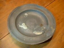 Antique 17Th / 18ThC French Pewter Footed Dish With Touchmark picture
