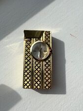 RIVO LIGHTER with Clock SWISS MADE Vintage GOLD picture