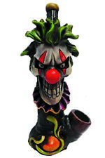 Scary Clown Handmade Tobacco Smoking Hand Pipe Halloween Evil Creep Circus Freak picture