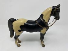 Breyer #41 Western Pony Vintage Horse Black White Pinto With Chain Rein 1956-67 picture
