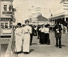 Saratoga Excelsior Boardwalk Atlantic City New Jersey NJ Victorian Dress ca1905 picture