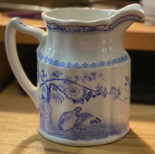 Antique Furnivals Quail England 1913 Syrup Pitcher Backstamp Blue/White 684771 picture