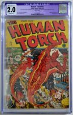 HUMAN TORCH #11 CGC 2.0 Timely Comics 1943 Sub-Mariner back-up story  Hitler app picture