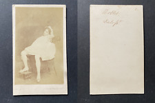 Vaury, Paris, Alexandrine-Louise Noblet, Vintage Actress cdv albumen print - A picture