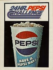 1979 Pespi Cola 24 Hour Challenge NASCAR  ARCA Original Vintage Print Ad picture