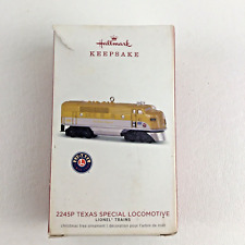 Hallmark Keepsake Christmas Ornament Lionel Train 2245P Texas Special Locomotive picture