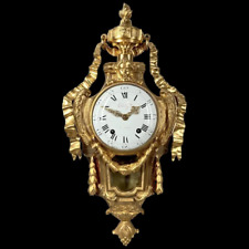 Timeless Elegance: Large Model 18th Century French Louis XVI Bronze Cartel Clock picture