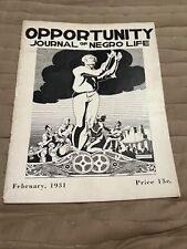 Rare Opportunity Journal of (Negro) Life Feb 1931 picture