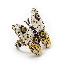 Brand New Mackenzie Childs Spot On Butterfly Napkin Ring picture