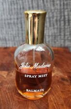 Vintage Jolie Madame Balmain 1.75 Oz Spray Perfume 3/4 Full picture