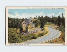 Postcard St. Malo Chapel Rocky Mountain National Park Colorado USA picture