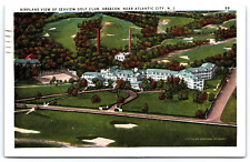 Postcards 1934 Aerial View Seaview Golf Club Absecon Atlantic City NJ A11 picture