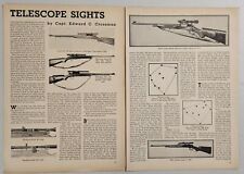 1937 Magazine Photos Telescope Sights for Rifles Lyman,Stith & Mossberg picture