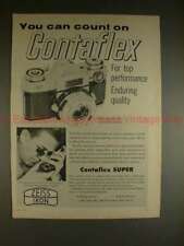 1961 Zeiss Contaflex Camera Ad - You Can Count On picture
