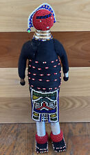 Handcrafted Beaded South African Ndebele Doll 16 Inches picture