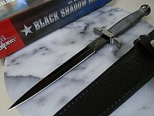 Gil Hibben Black Shadow Dual Edge Dagger Fixed Blade Knife GH0441B Clip Sheath  picture