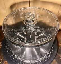 Vintage 1930s Sanitary Cheese Preserver Embossed Heavy Glass Container picture